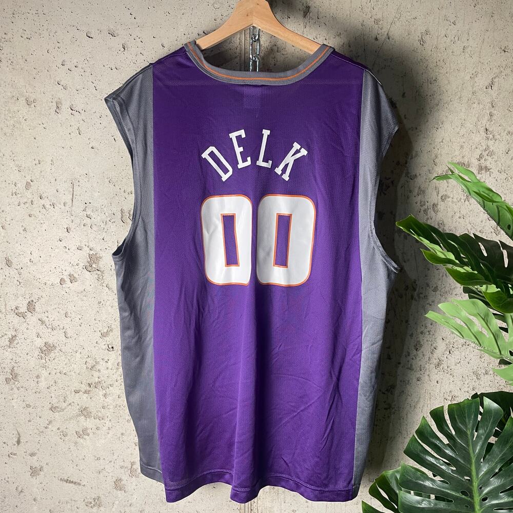Vintage Phoenix Suns Tony Delk Rare Champion XL #00 Jersey